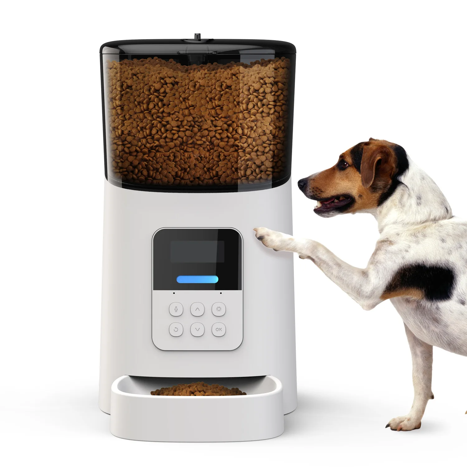 OEM/ODM Wholesale 6L TUYA Smart Automatic Pet Feeder For Cats And Dogs Wifi Pet Feeder With Camera Food Dispenser