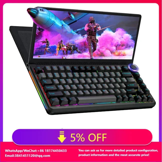 

13'' Portable Touch Screen Excellent Mechanical Gaming Keyboard For Mobile Office Wins Laptop PC