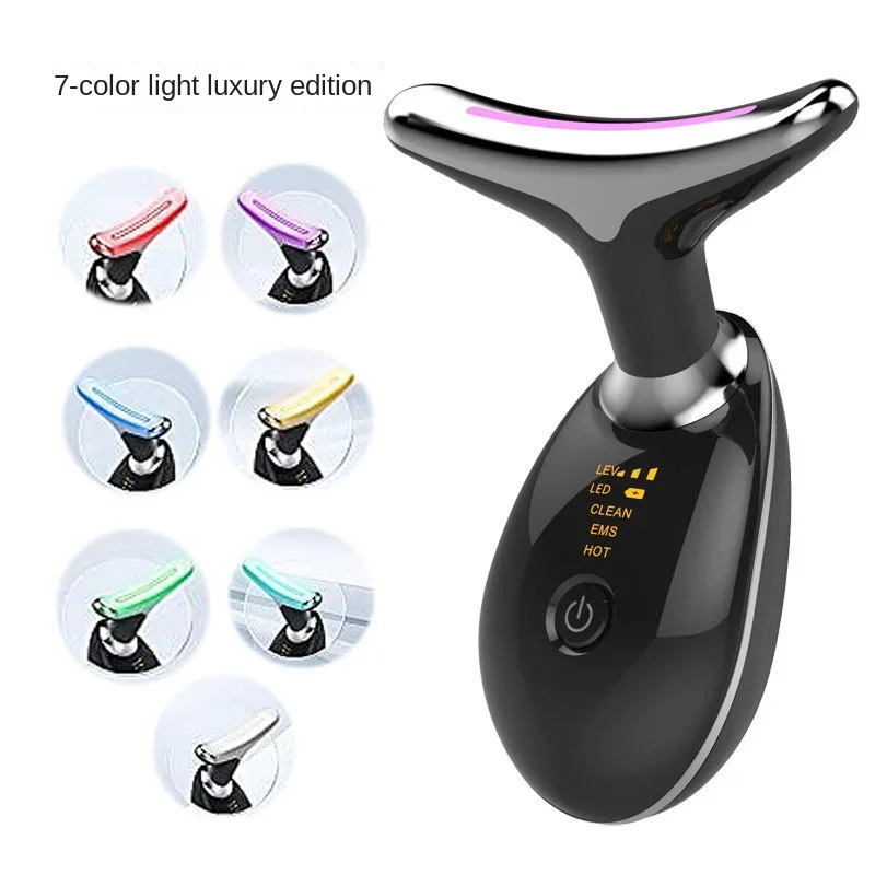 

7 Color Neck Beauty Device for Reducing Neck Wrinkles Neck Care Massage Device Beauty Device Light Therapy Facial Spa