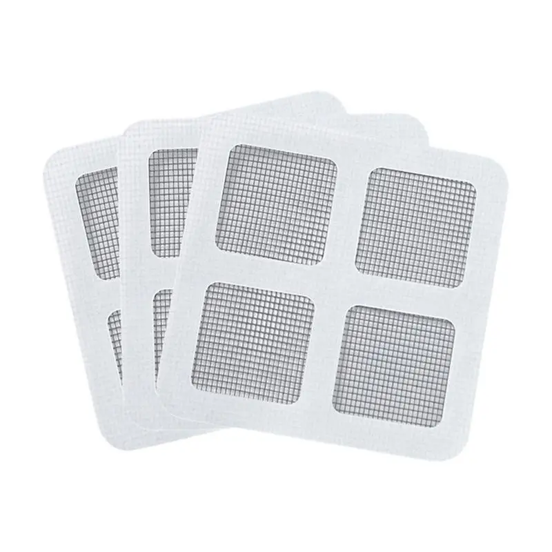 Shower Drain Hair Catcher Sticker Anti-Clogging 3PCS Drain Strainer Floor Drain Cover Floor Drain Filter Screen Drain Stopper