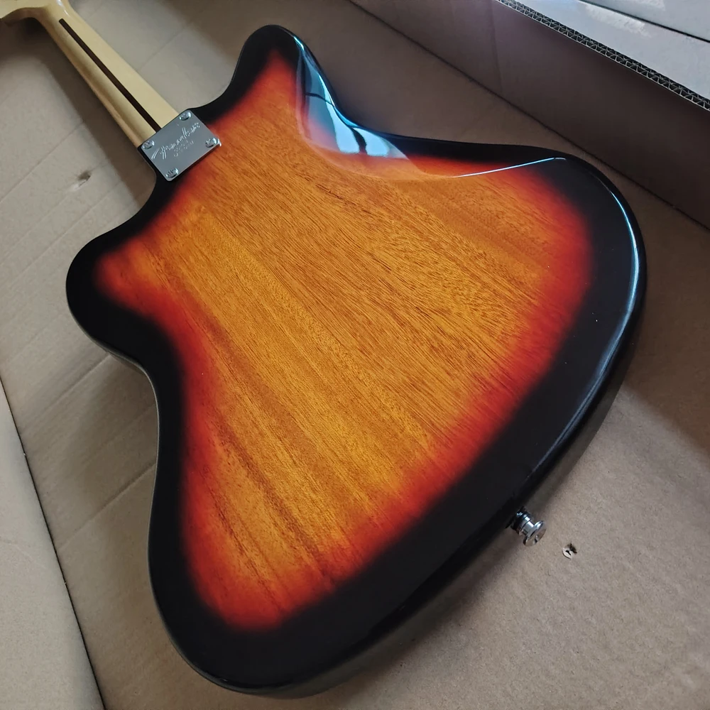 Classic sunset colored electric guitar in stock, with multiple switch controls. For more detailed pictures, for quick shipping