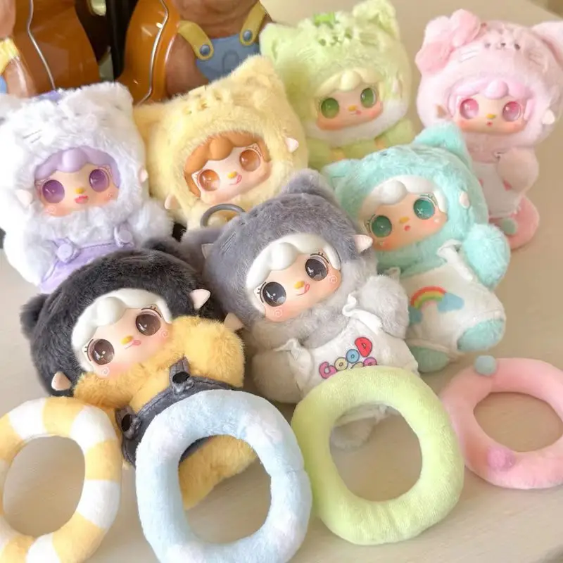 

Yooki Oxygen Meow Summer Party Surprise Blind Box Figurine Cute Plush Doll Bag Pendant Ornament Mystery Box Kids Christmas Gift