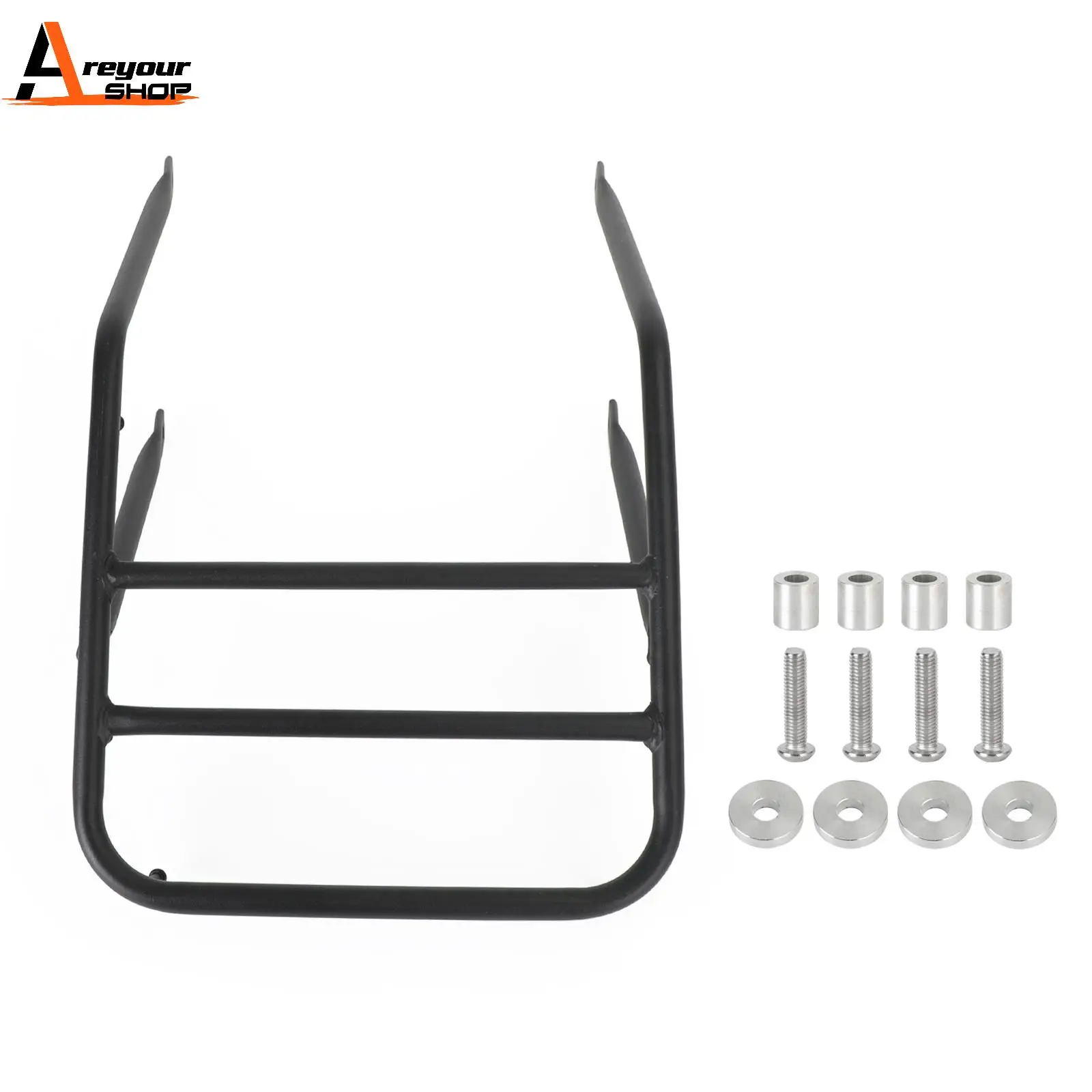 Areyourshop Black Rear Tail Carry Luggage Rack For Honda CMX 1100 Rebel 1100, DCT 2021-2022 Motorcycle Parts