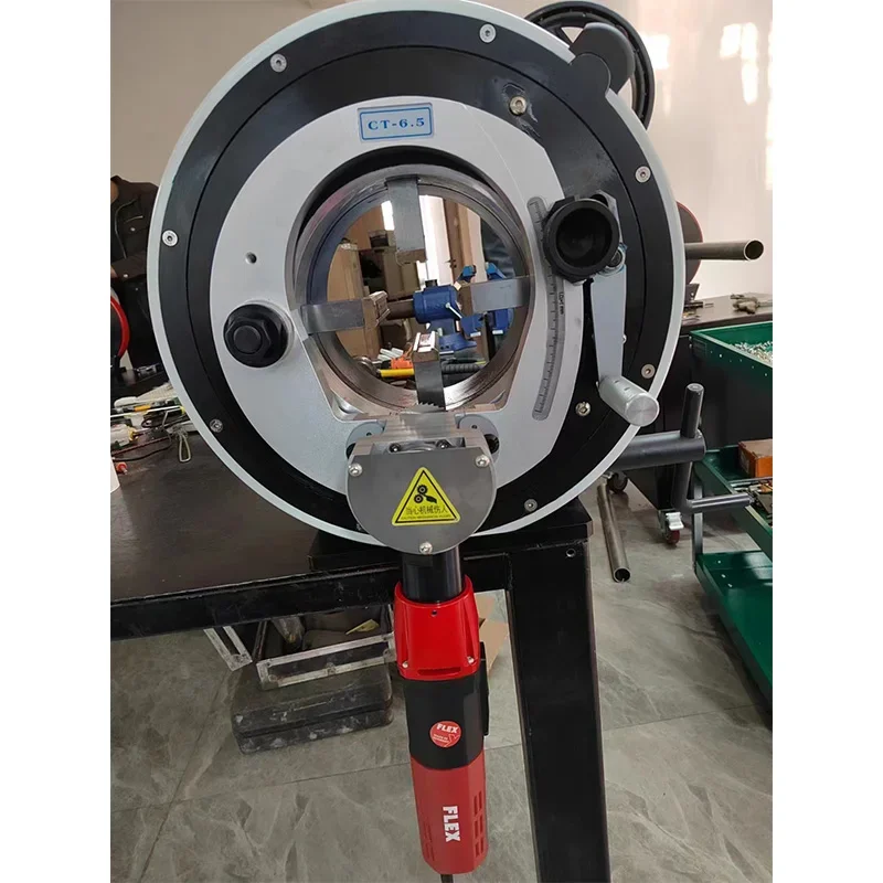 Orbital Metal Pipe Cutter Portable Pipe Circular Saw Stainless Steel Round Pipe Cutting Machine Burr-free Pipe End