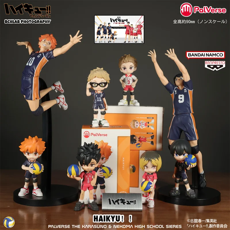 

Genuine Bandai Namco Volleyball Juvenile Posing Figure Kageyama Tobio & Hinata Shoyo Figure Anime Peripheral Gift For Anime Fans