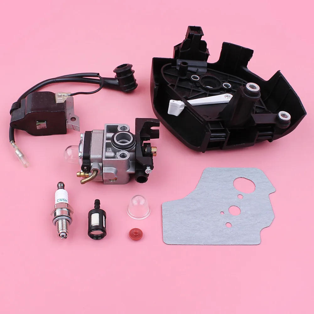 Kit de junta de cubierta de filtro de aire de bobina de encendido del carburador para Honda GX35 GX 35, pieza de Motor de cortacésped pequeño de 4 tiempos