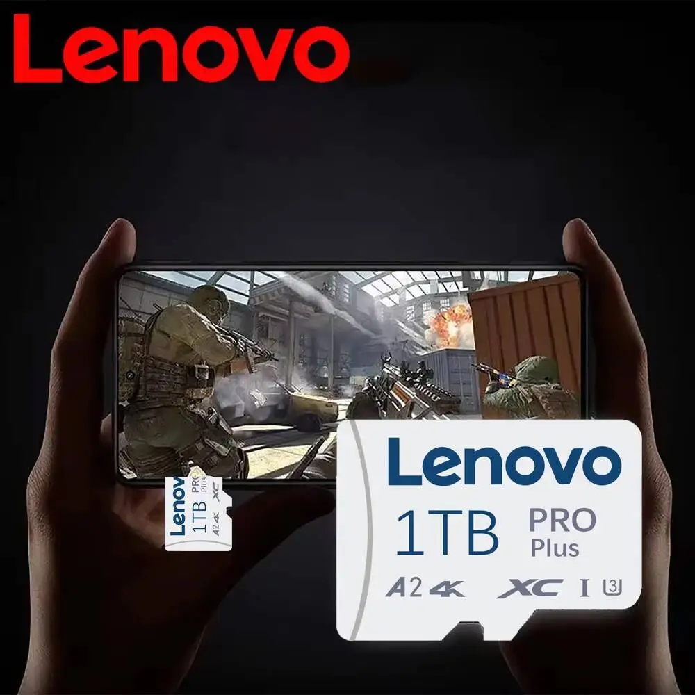 Lenovo High-Speed Memory Card for Nintendo Switch PS5 - 2TB 1TB 512GB 256GB 128GB Micro SD TF SD Card