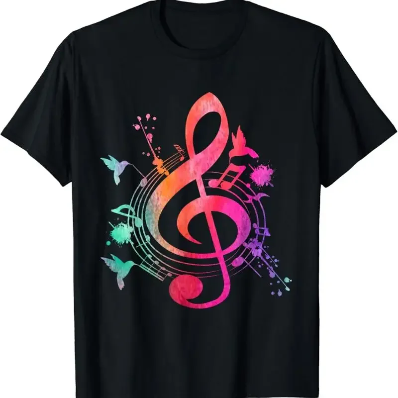 Music Musician Birds Treble Clef T Shirt