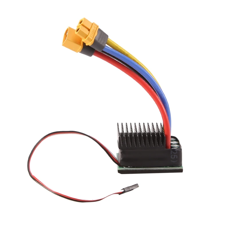 

Bidirectional Brush ESC 10V-32V 24V 6S Electrical Speed Controller For DIY RC Differential Track Climbing Cars Boat