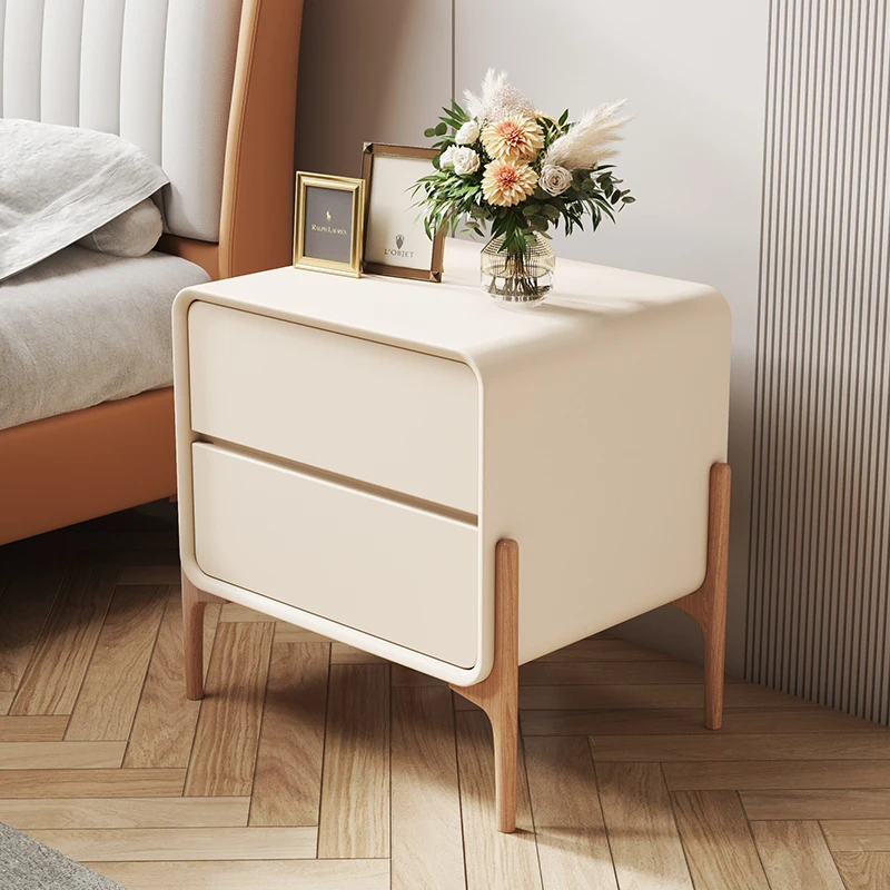 Modern Bedroom Nightstands Nordic Drawers Minimalist Kids Bedside Table Organizers Aesthetic Center Nachttisch Home Furniture