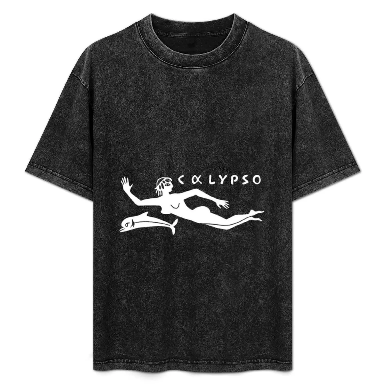 Camiseta RV Calypso, Jacques Yves Cousteau, camiseta informal con estampado de moda