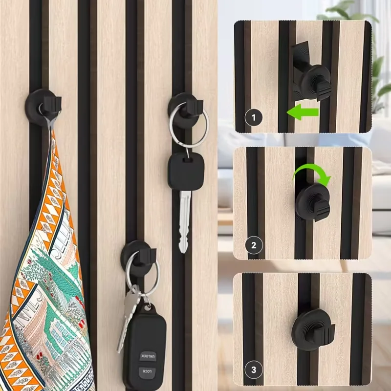 Heavy-duty sound insulation board hook - No drilling required for installation, anti-rust hook, suitable for home and office use