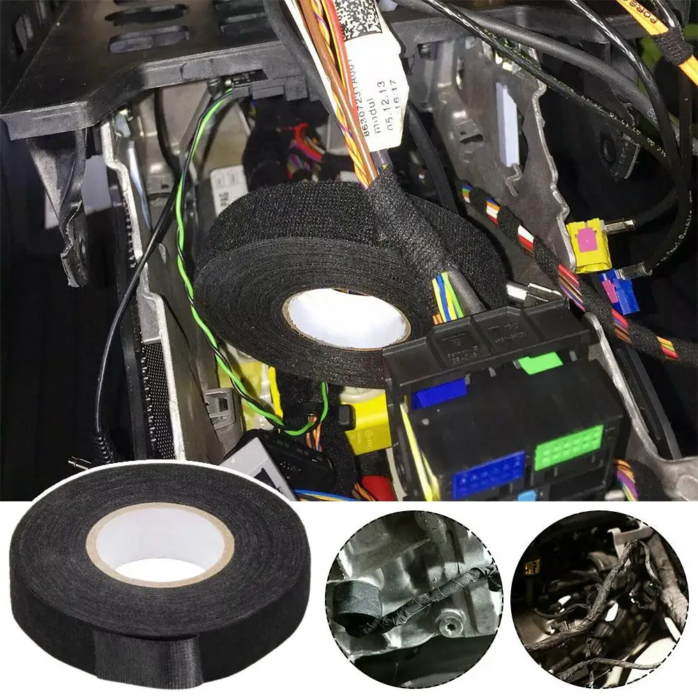 

Multipurpose Cloth Sticker Fabric Tape Wiring Harness Tape For Automotive Mounting Industrial Single Sided Tape W4i1