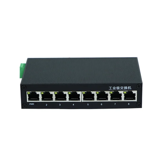 hit productGood Thing Recommendation Industrial 100 Megabit Network Switch  DIN Rail Mounting Camera Monitoring  Hub 8-port Netw