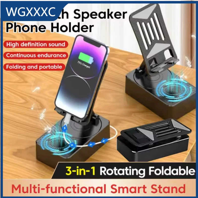 Desk Setup Speakers - Telefoonhouder 3 in 1 draadloze audio