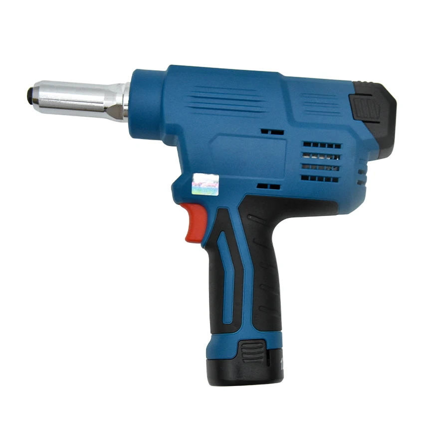 DCPM50 (tipo E) pistola remachadora de tracción de núcleo eléctrico, remachadora de batería de litio de 12V/2.0Ah, herramienta eléctrica