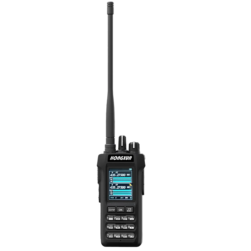 HX R8 Walkie Talkie (UHF/VHF Compatible) One-Touch Frequency Synchronization and Channel Scan Explosion Proof Walkie Talkie