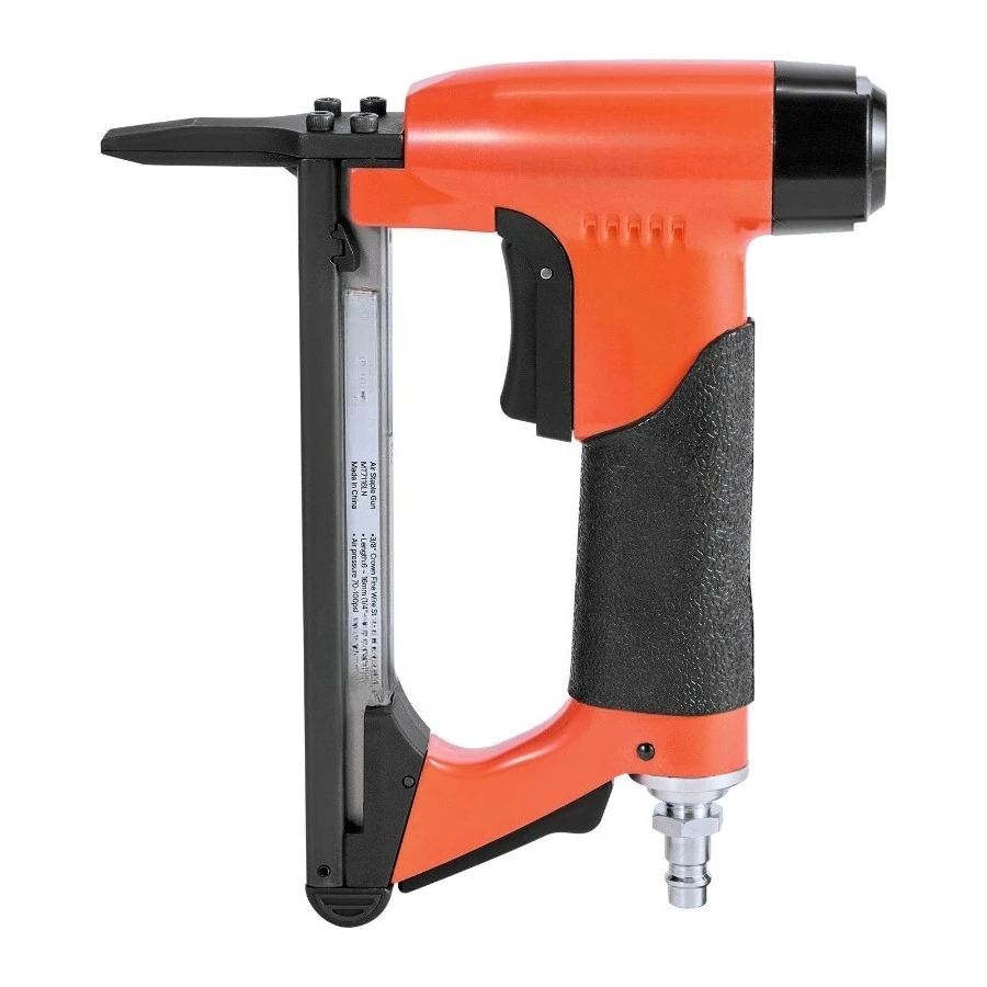 

Пневматический степлер, степлер для обивки с длинным носом 22 калибра для тонких проволочных скоб серии 71, корона 3/8 дюйма, длина 1/4–5/8 дюйма,