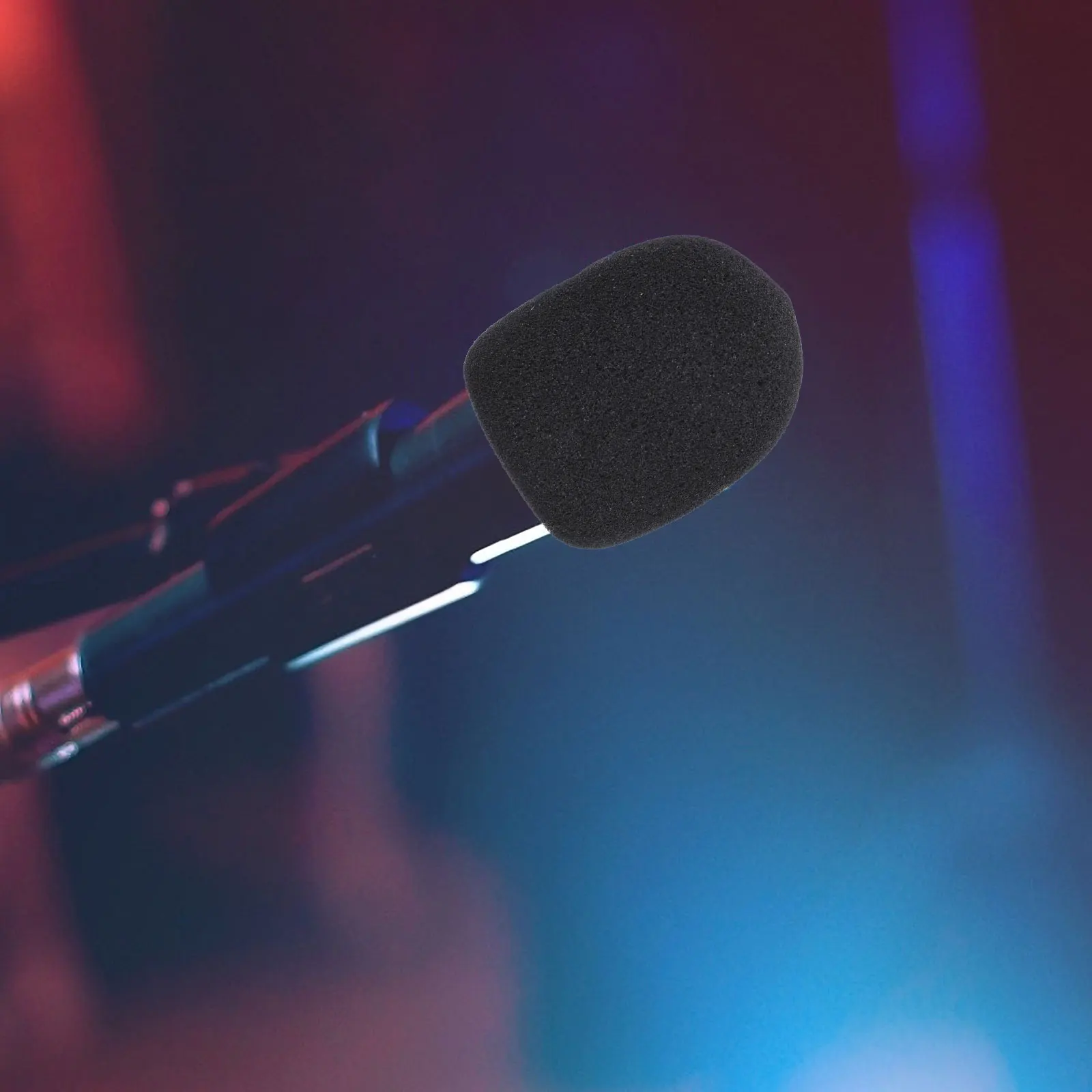 4 مجموعة غطاء إسفنجي للميكروفون غطاء حماية سميك للميكروفونات المحمولة Ktv ملحقات ميكروفون لمرحلة المؤتمرات