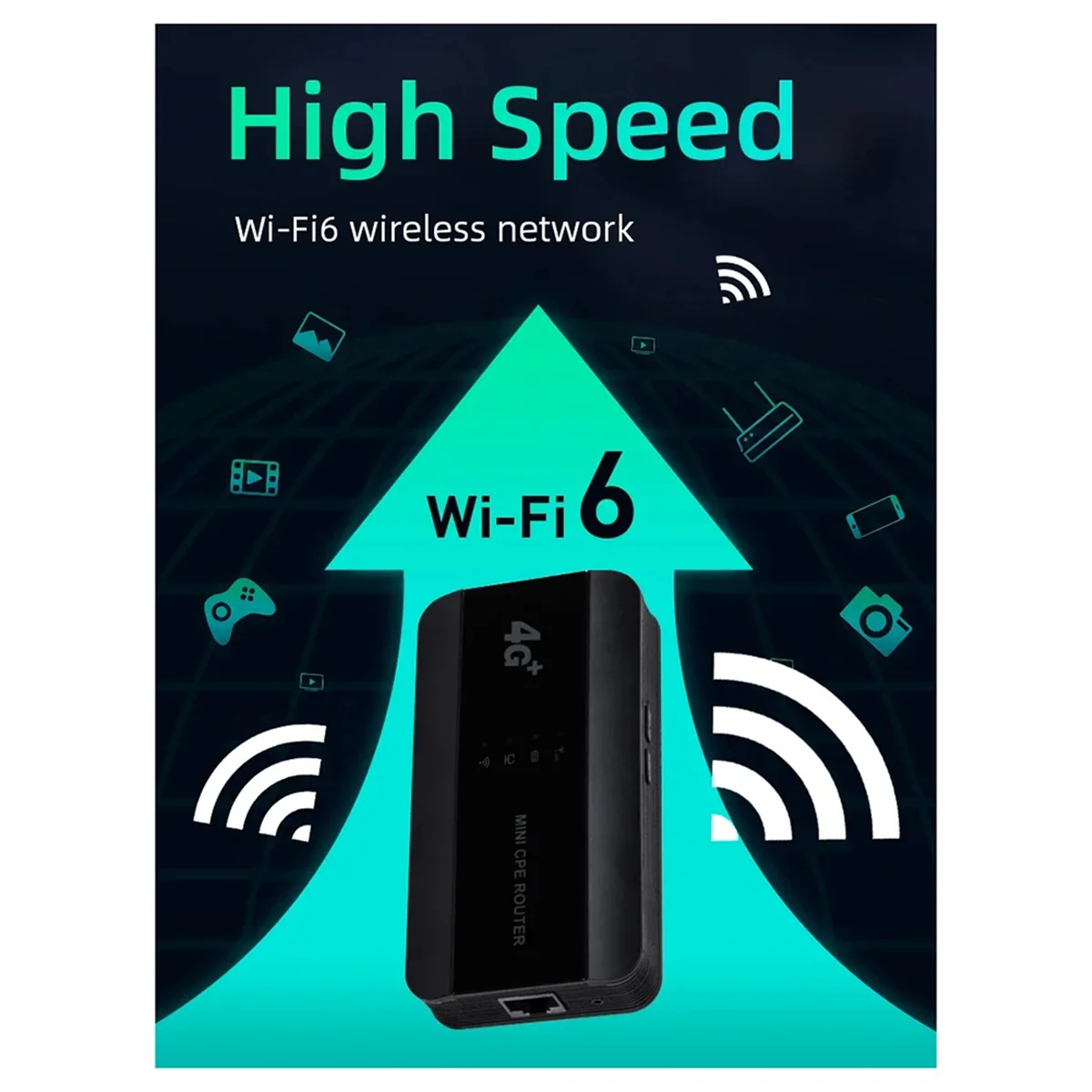 ABIY-New 4G MIFIs Wifi 6 راوتر واي فاي محمول مع منفذ Lan لاسلكي موزع إنترنت واي فاي صغير CPE نقطة اتصال خارجية جيب Mifi