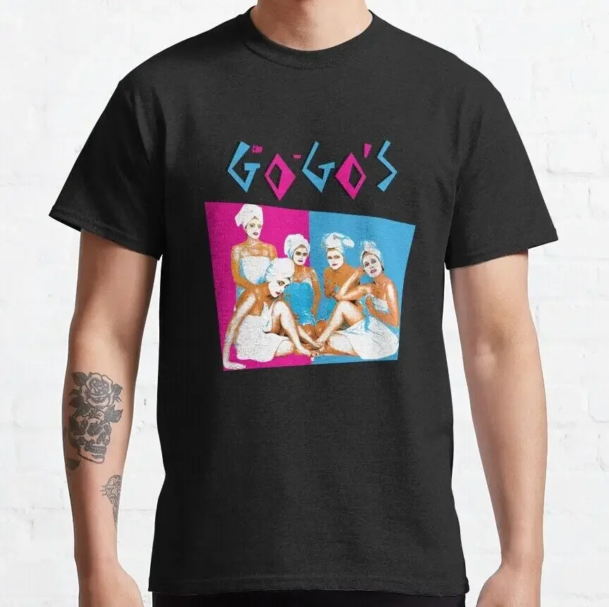 

THE GO GOS SLIM FIT UNISEX WOMEN BOYS GRAPHIC TRENDING CLASSIC T-SHIRT