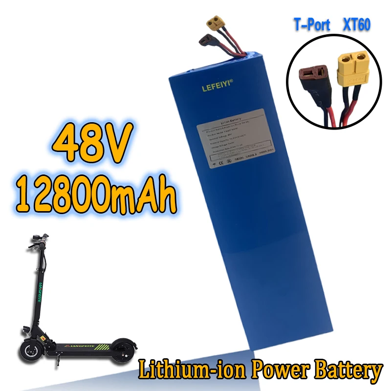 48V 12800Ah Lithium Ion Battery Pack For 54.6v E-bike Electric Bicycle Scooter With BMS