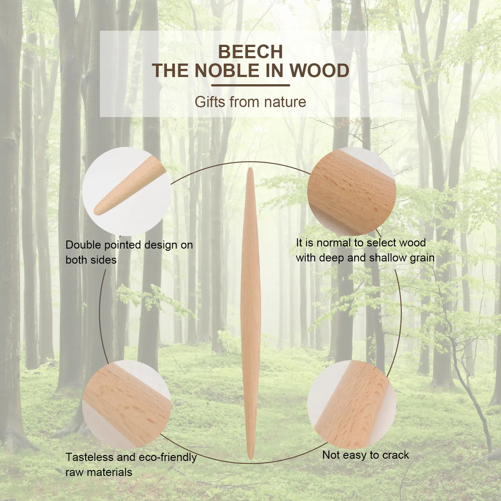 

Скалка из цельного дерева длиной 39 см, диаметр 2,8 см для теста, кондитерских изделий, помадки, торта, лапши, выпечки, кухонная утварь, принадлежности для инструментов