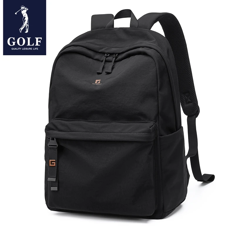 

Рюкзак унисекс большой емкости GOLF, водонепроницаемая сумка на плечо, высококачественная школьная сумка для студентов, 14-дюймовый рюкзак для ноутбука, однотонный