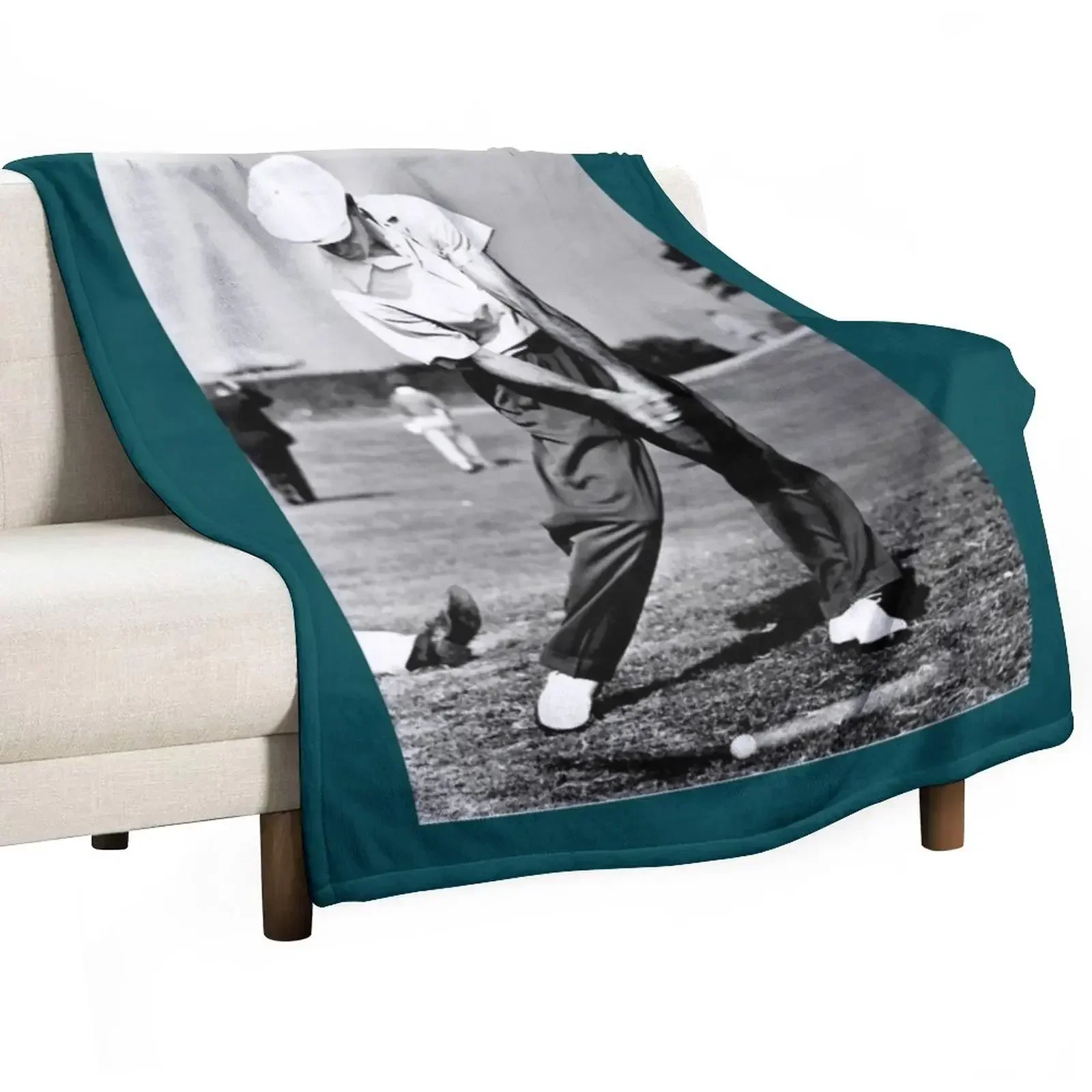 Ben Hogan Point Of Impact Golf Throw Blanket Flannel Fabric for sofa Luxury Brand For Decorative Sofa Blankets