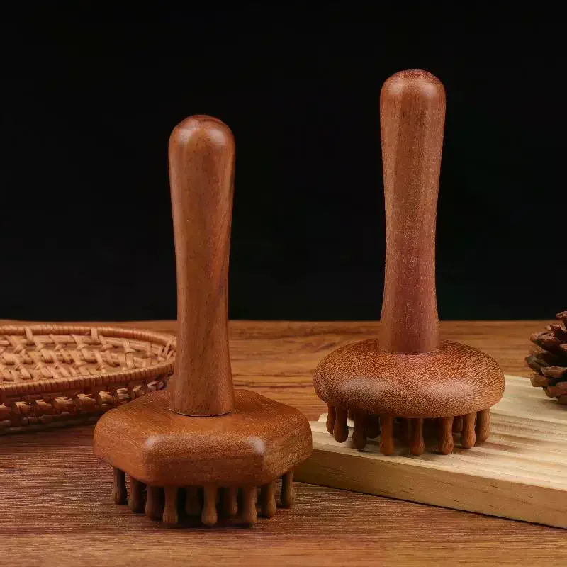 المحمولة خشب الصندل غوا شا أداة تدليك رئيس الرقبة الساق الجسم ميريديان مدلك اللمفاوي العضلات الإغاثة الألم تدليك الأنسجة العميقة #5