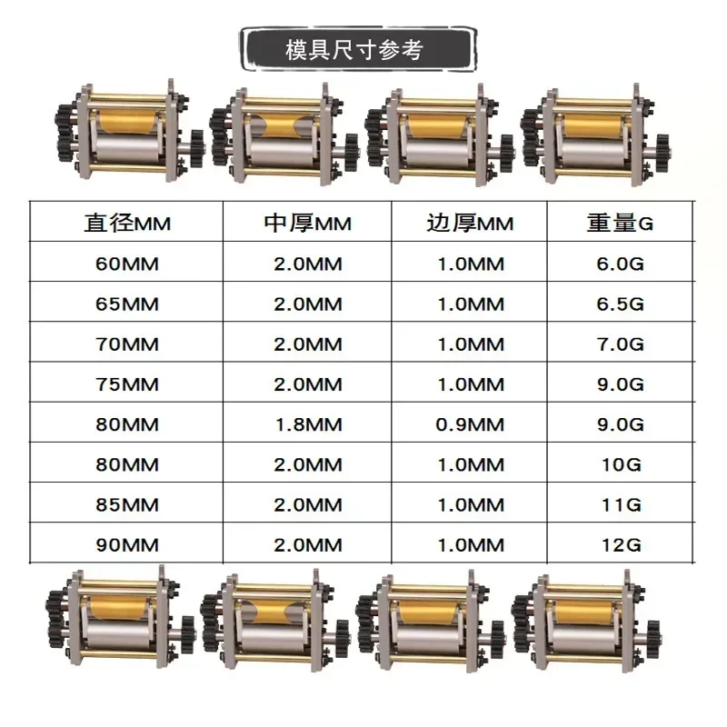 شكل دائري زلابية المزاج قالب Wonton المجمع قالب متعدد الوظائف الجلد آلة المتداول قالب المنزلية التجارية