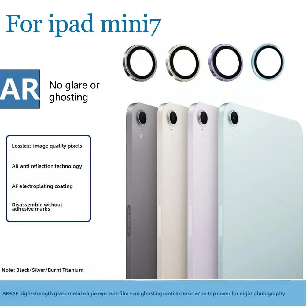 สําหรับ IPad Mini7 ป้องกันฟิล์มกล้องเลนส์โลหะ Eagle แว่นตาสําหรับ IPad Mini 7 เลนส์ป้องกันฟิล์ม