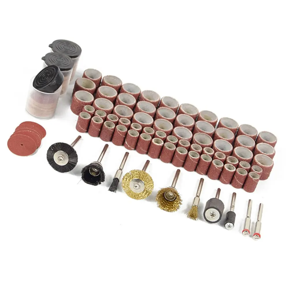 160Pcs Abrasive Polishing Wheels Kit Sponge Consistency for Handheld Rotary Tools Metal Derusting Polishing Grinding Dusting - view 6