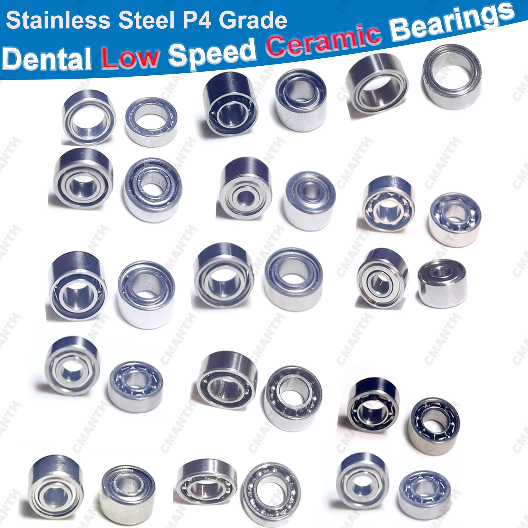 

Стоматологический подшипник из нержавеющей стали P4, медленный машинный подшипник для NSK WH KAVO Sirona для низкоскоростного наконечника, стоматологические инструменты, 5 шт.