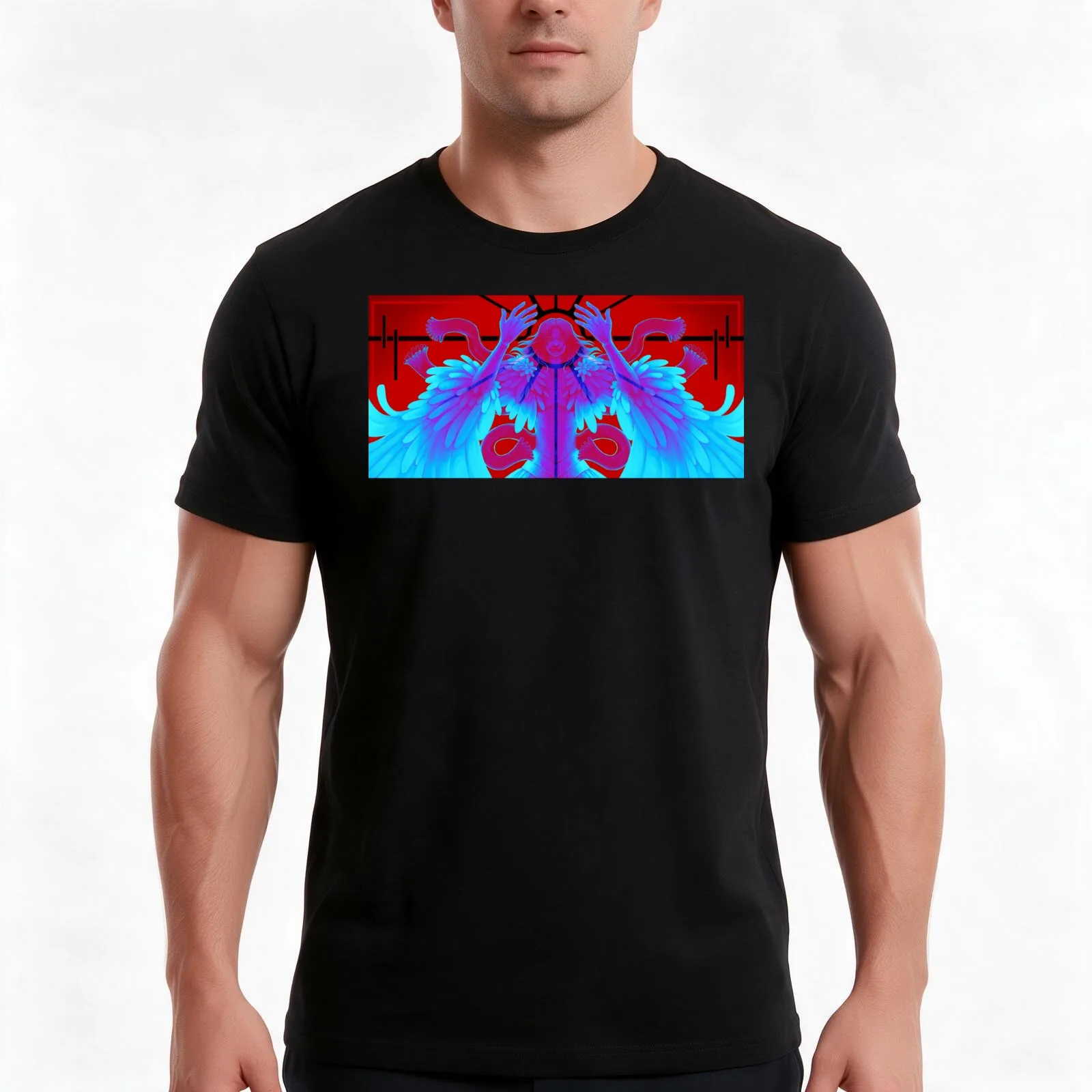 Furiae (V3) T-Shirt, Summer Casual Cotton Tee, Oversized Streetwear Tops, Vintage Graphic Print, Loose Fit Short Sleeve