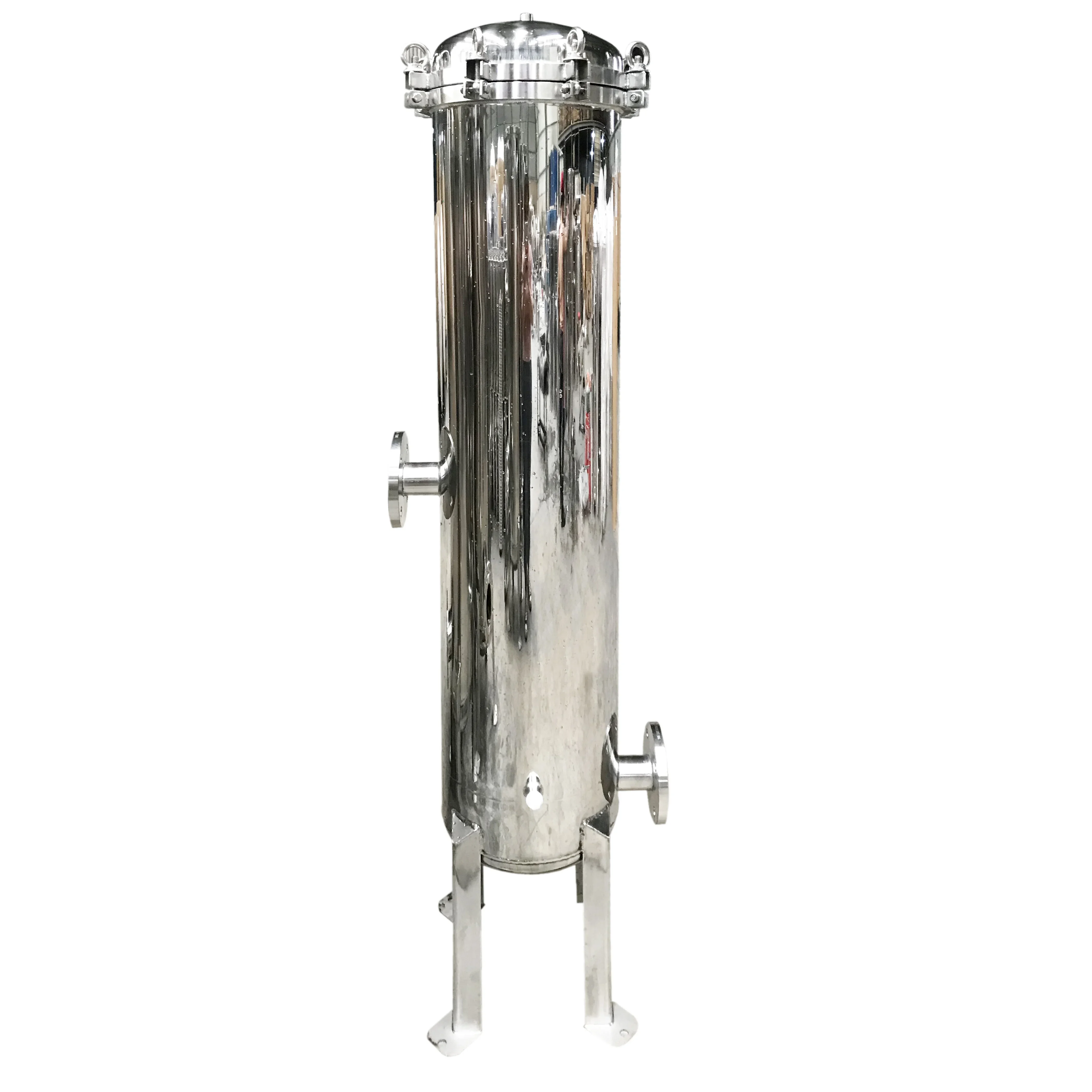 

Factory Supplied Stainless Steel 304 20 Elements Filter Housing 40 and 30 Inch Sanitary Pleated Filter Cartridge Filter Housing