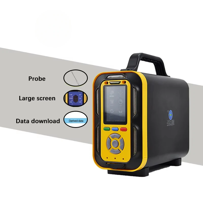 SKZ1050D 18 in 1 Automatic CO2 NOX SO2 O3 HF F2 Sf6 VOC Biogass Flue Gas Analyzer Portable Gas Detector with Sampling Pump