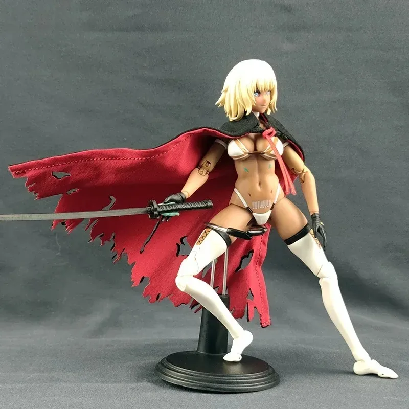 1/12 Scale Female Cloak Wire Concave Shape Cape Shawl Soldier Clothes Model for 6\'\' Action Figures SHF Body Accessories Display