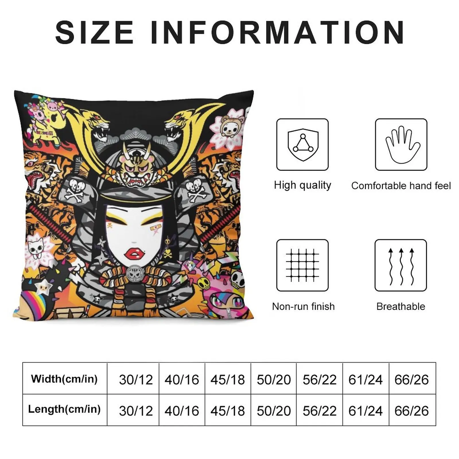 Tokidoki ComplexCon Throw Pillow christmas pillowcases Sofa Cushions Cover Luxury Cushion Cover pillow