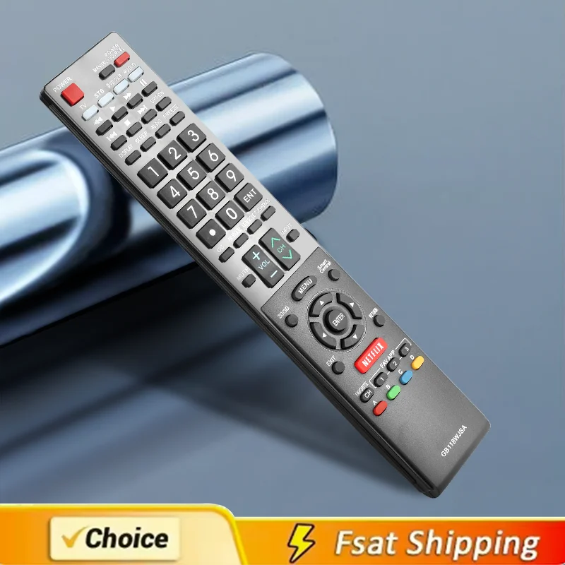 

GB118WJSA Remote Control For Sharp Aquos TV LC60SQ10 LC60SQ17 LC70SQ10 LC70SQ17 LC60C6600U LC60EQ10U LC60EQ30U LC60LE660U