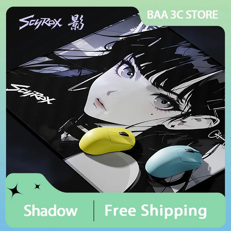 

Scyrox Shadow аниме игровой коврик для мыши нейтральный микро гладкий изысканный настольный коврик для киберспорта противоскользящий коврик для мыши аксессуары для ПК