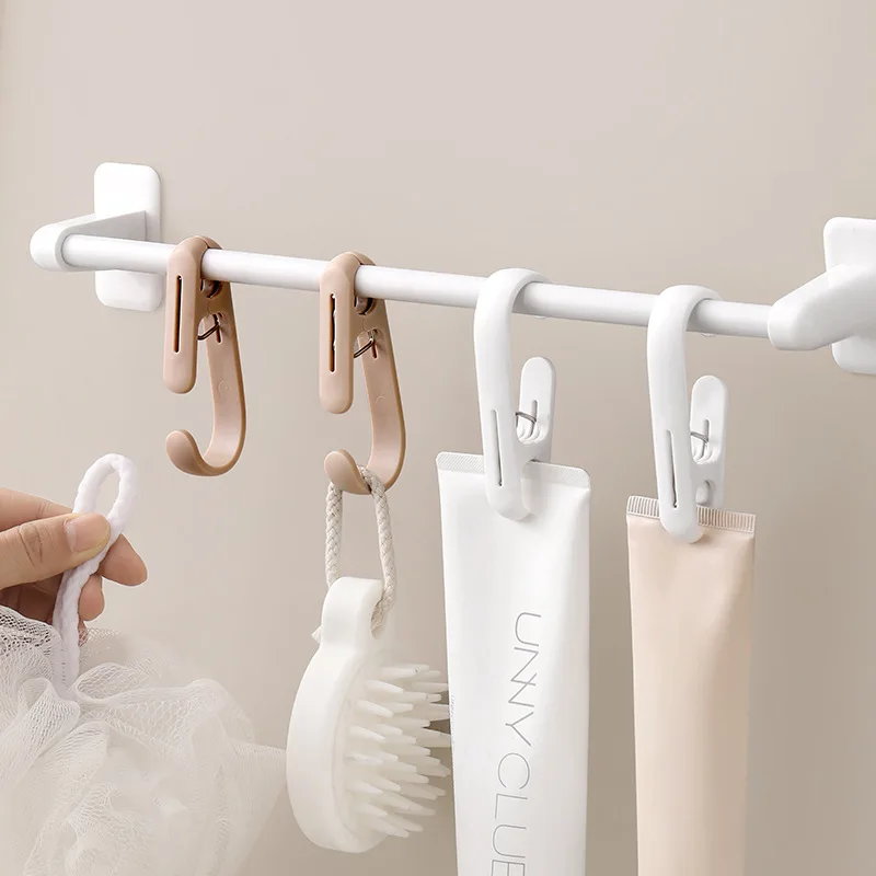 Multifunktionale Clip-Haken Tragbare Wäscheklammern für Socken, Handtücher, Kosmetik, Küche, Bad, Kleiderschrank, Reise-Aufbewahrung – Detail 2