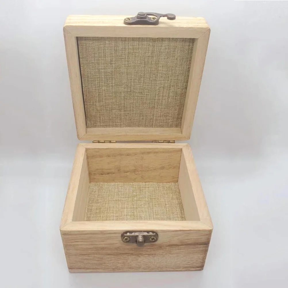 

1Pcs Wood Watch Case Candlenut Material Durable Watch Organizer Storage Box Holder Portable Gift for Business Trip