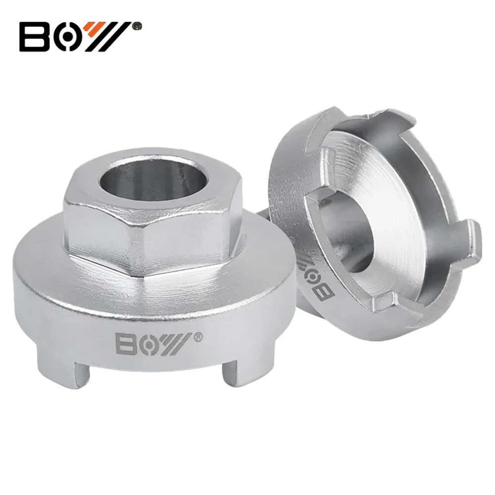 BMX/Fixed Gear Bike Single Speed Cog Removal Tool - Compatible with 16T/17T/18T 4-Prong Lockring Sockets