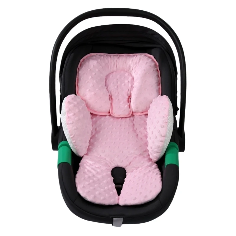 J2HD Infant Car Insert Baby Head and Body Support Cushion Soft Comfortable for Newborns Strollers Bouncer Swings