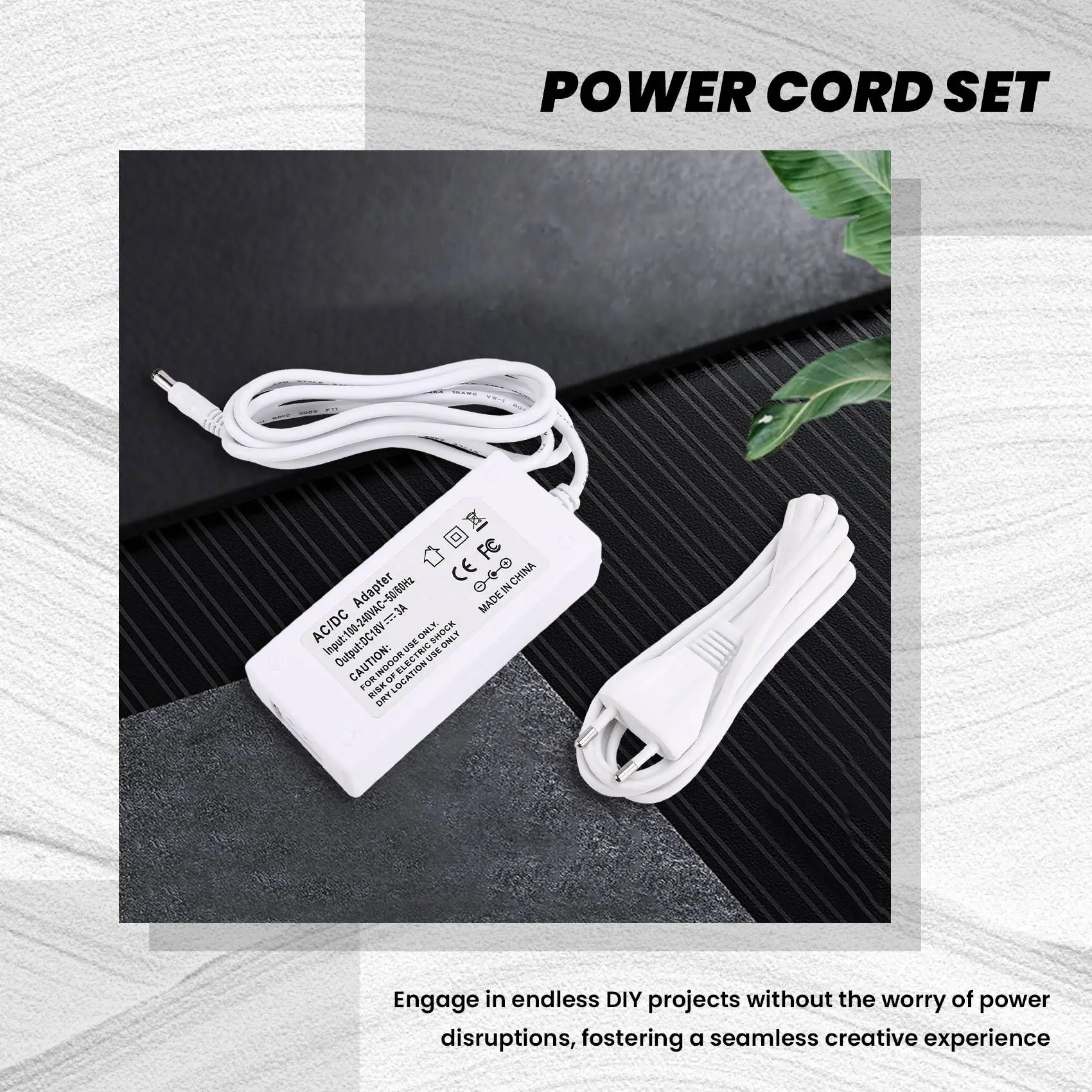 18V 3A Power Supply…