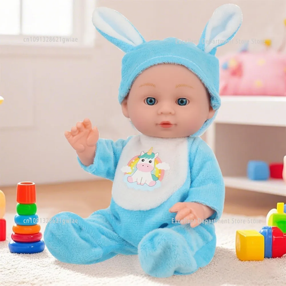 24 cm nouveau-né bébé Reborn poupée jouet modèle 9.45 pouces nouveau-né poupée fille jouet enfants apaisant jouet vacances cadeau d'anniversaire