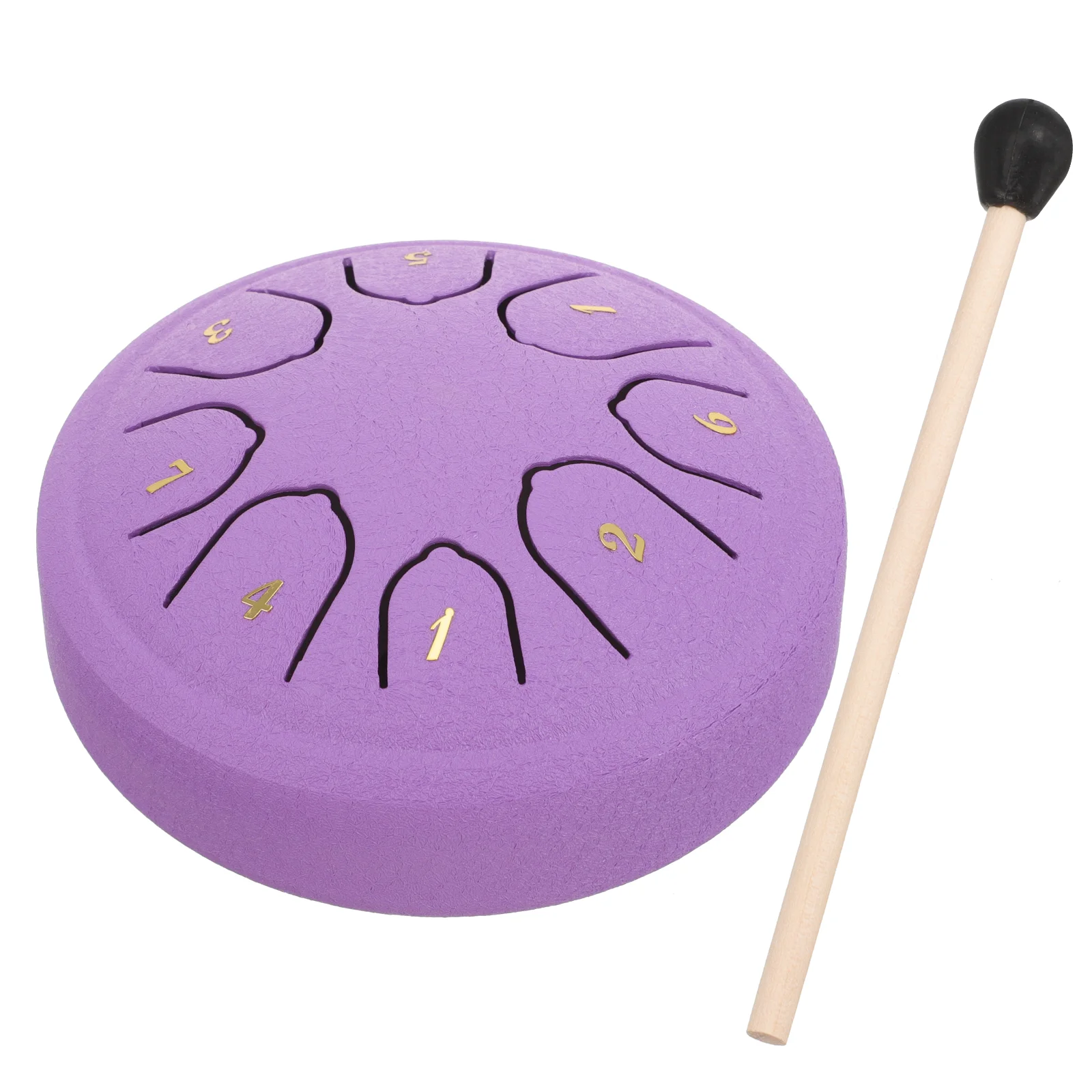 

1 Set Steel Drum with Mallet Steel Tongue Drum Hand Drum Percussion Musical Instrument