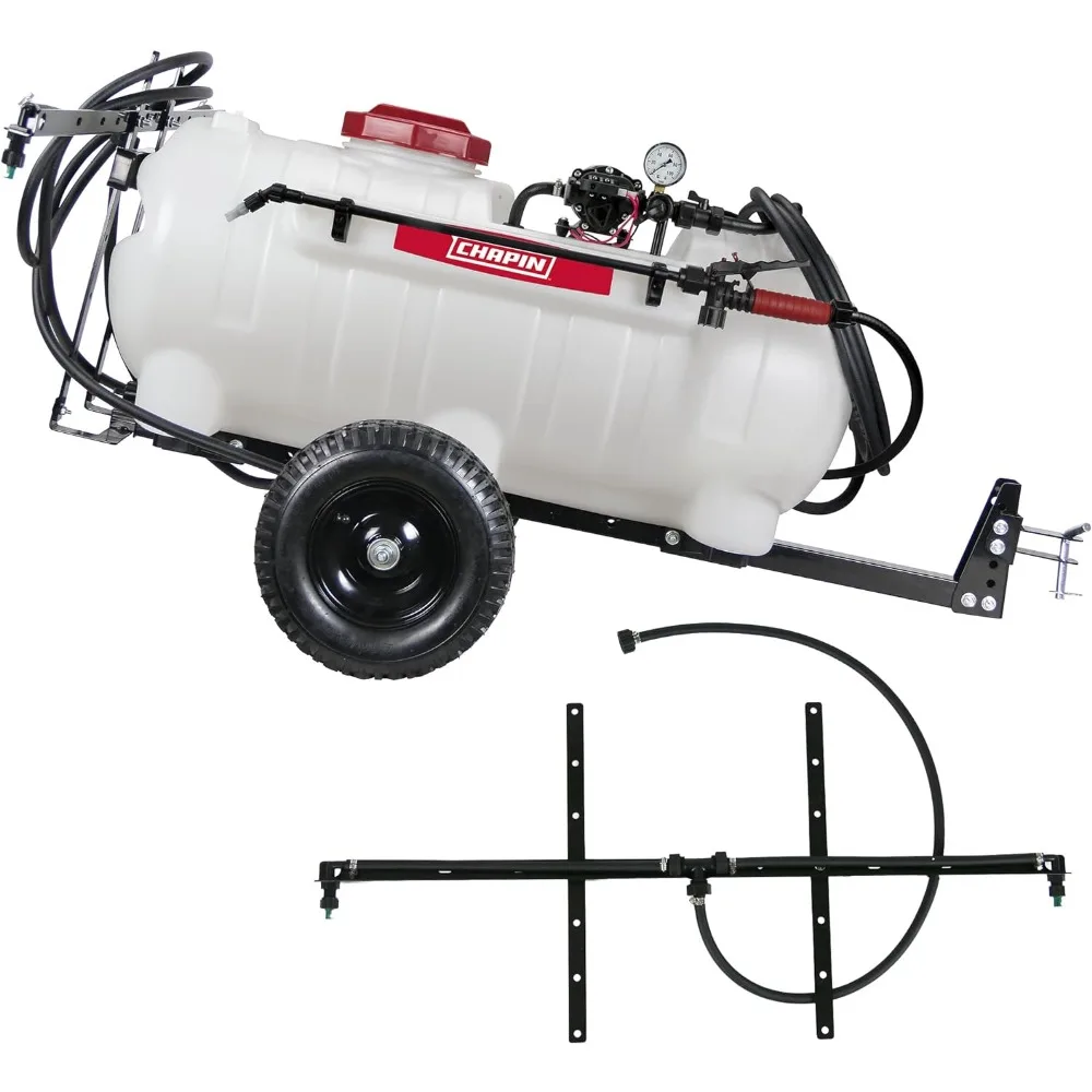 15-Gallon Tow-Behind 2.5GPM/12V EZ Mount Deluxe Multi-Purpose ATV/UTV Tank Sprayer for Lawn & Garden  fog machine  garden