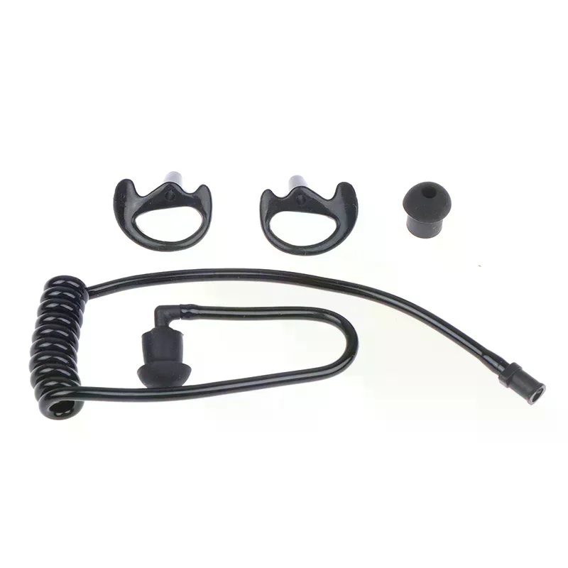 Spring Air Tube Walkie Talkie Earphone Replacement For Radio Earpiece Headset